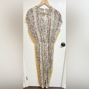Harper Wren Snake Reptile Pant Jumpsuit Size  Small